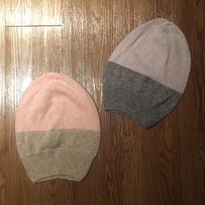 Two-tones beanie set